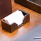 Dacasso Dark Brown Bonded Leather Business Card Holder AG-3607 - alternate 6